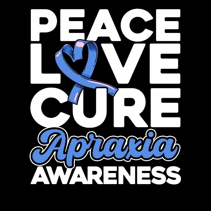 Apraxie Conscience Ruban bleu Apraxie survivant