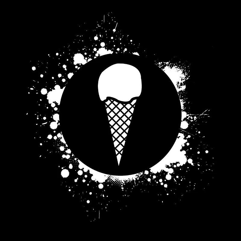 Cornet de crème glacée Boule de crème glacée