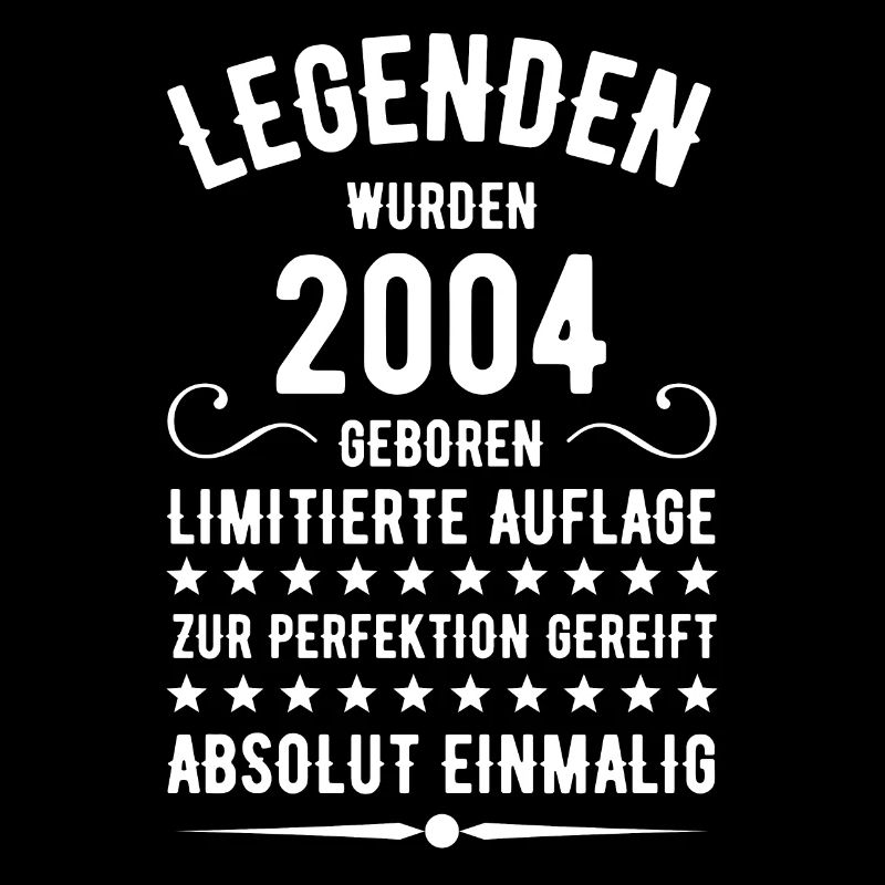 Legenden 2004 19. Geburtstag Geschenk