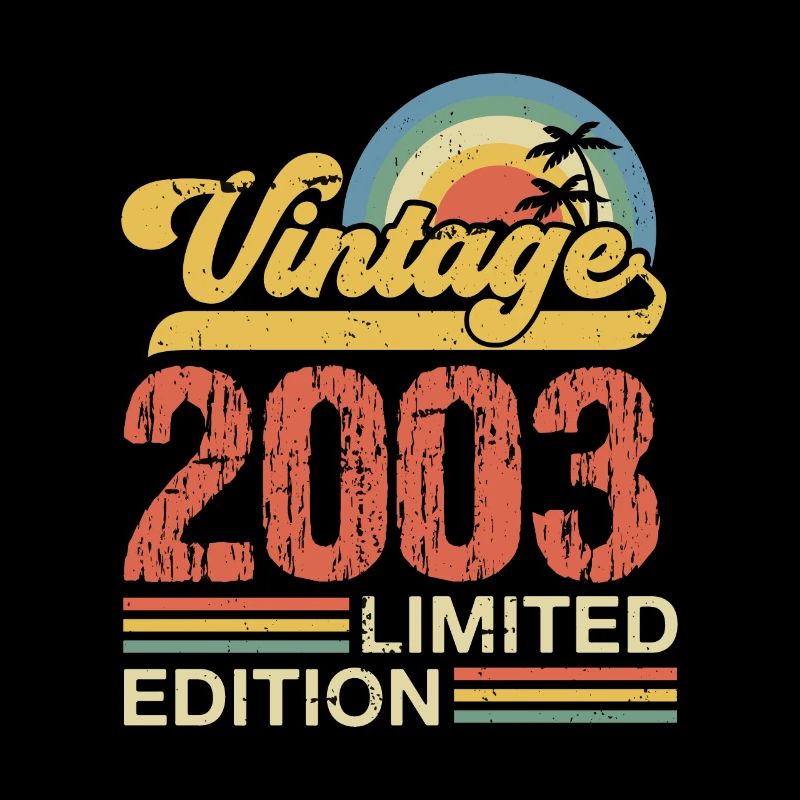 Edition Limitée Vintage Anniversaire Année 2003