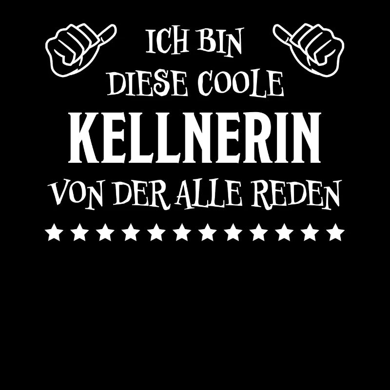 Kellnerin Lustig Spruch Serviererin Beruf Geschenk