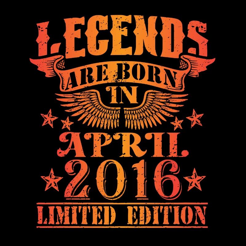 Geburtstag April 2016 Limited Edition Vintage