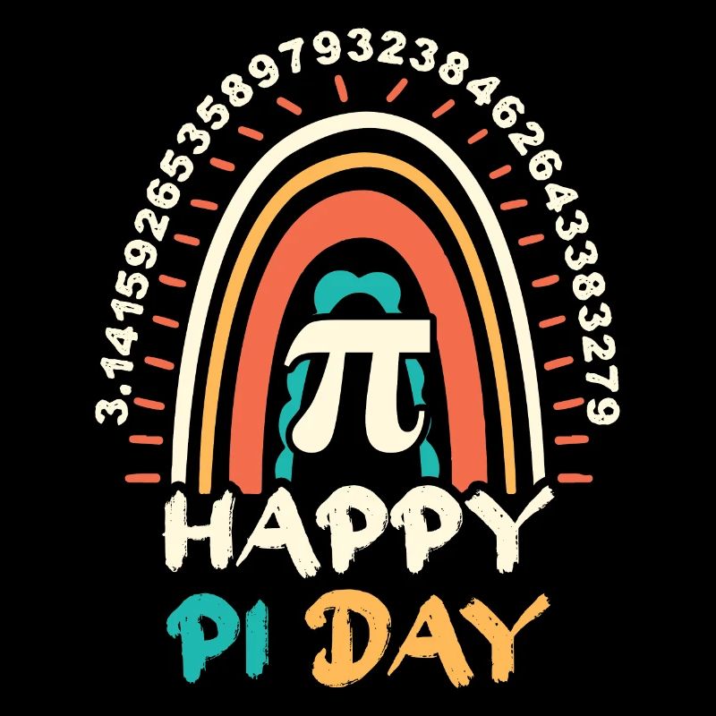 Vintage Pi Math Holiday Mathematics Groovy Pi Day