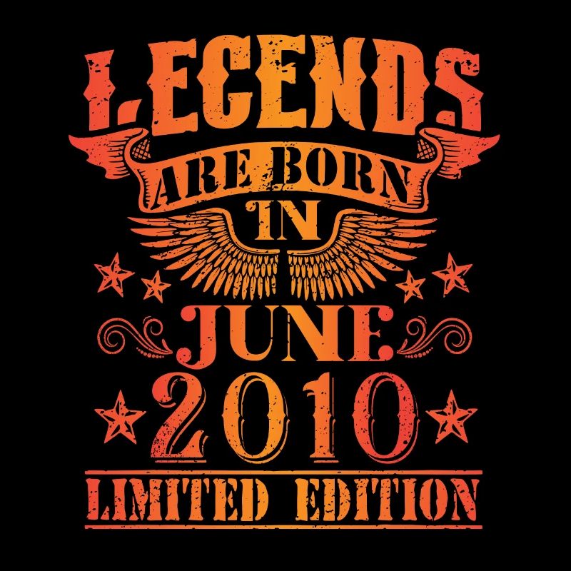 Geburtstag Juni 2010 Limited Edition Vintage