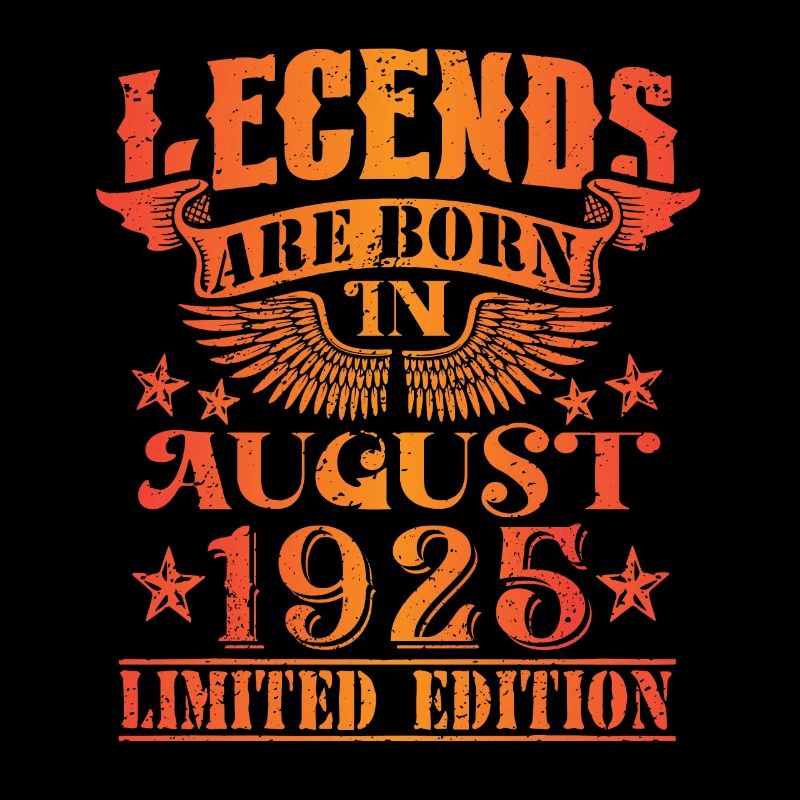 Anniversaire août 1925 Edition Limitée Millésime