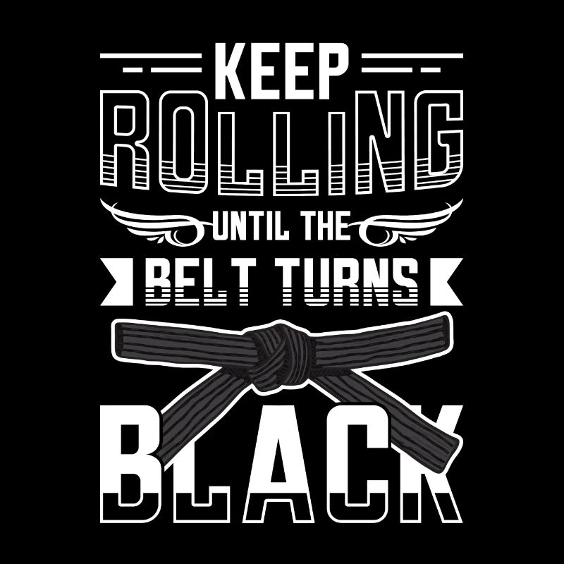 Keep going until the belt turns black