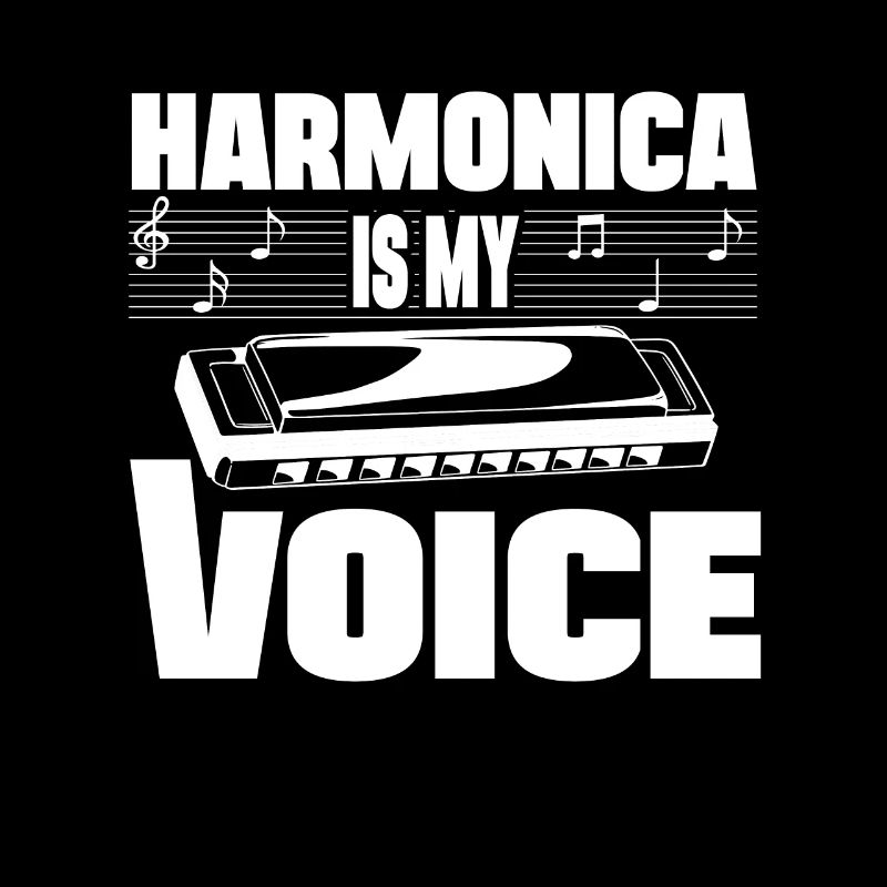 Harmonica Is My Voice Harmonica Player Mouth harp