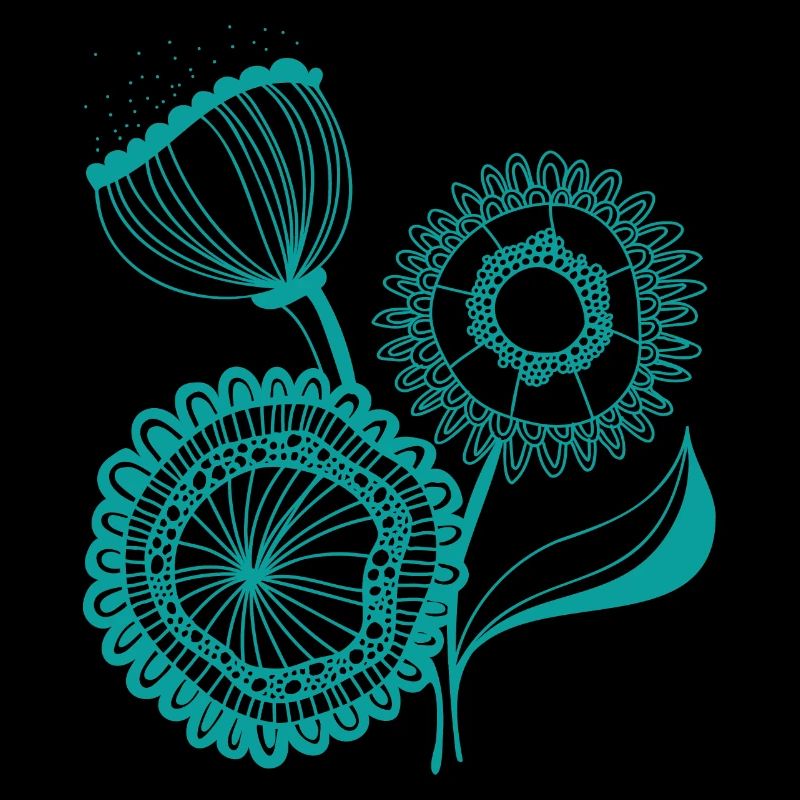 Fleurs dans l’essence