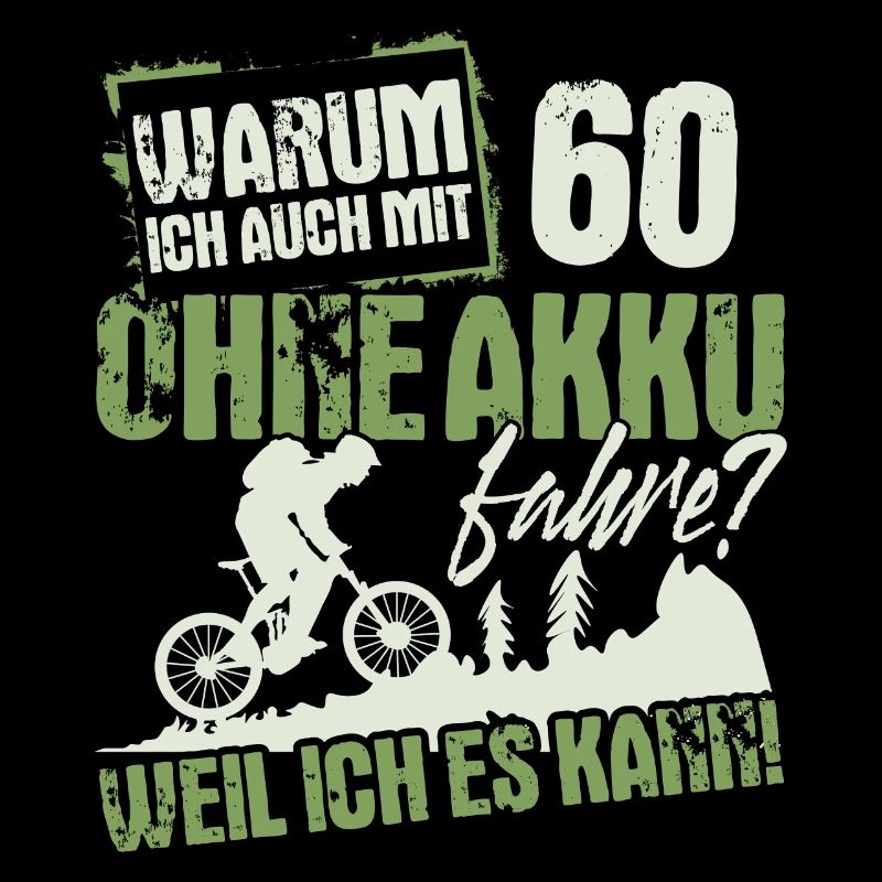 60 Geburtstag Mountainbiker 60 Jahre
