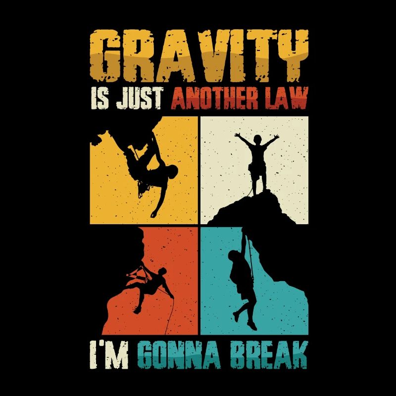 Bloc anti-gravité, escalade