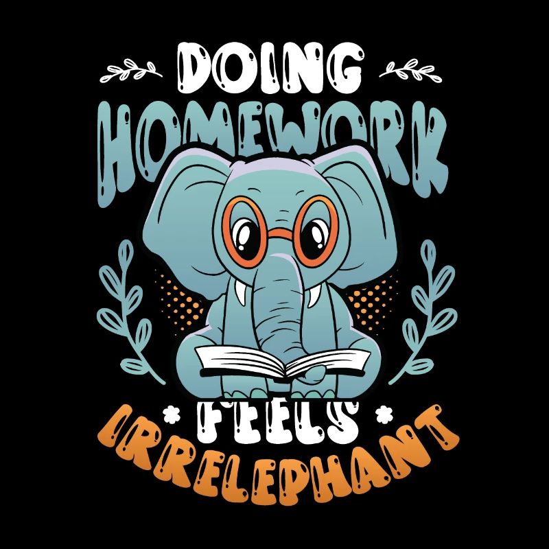 Doing homework doesn't feel good