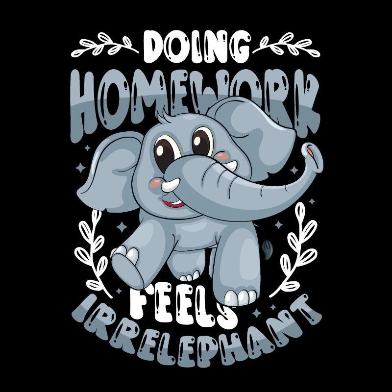 Doing homework doesn't feel good