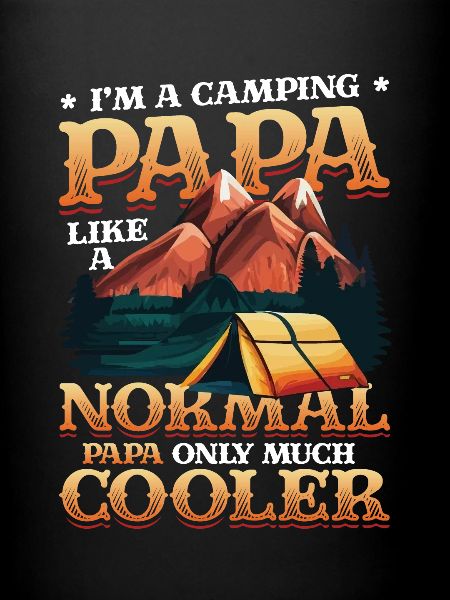 Camping Dad, campfire
