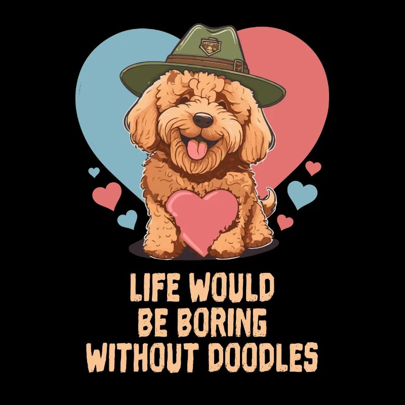La vie serait ennuyeuse sans Doodles Goldendoodle