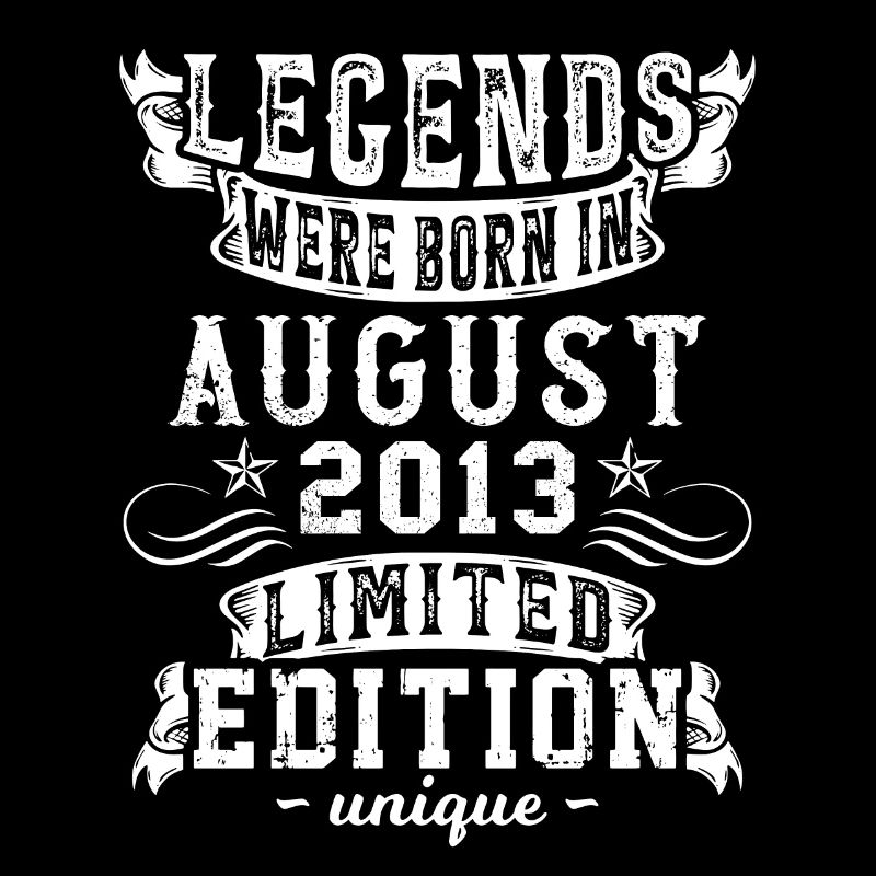Anniversaire Août 2013 Année Edition Limitée Rétro