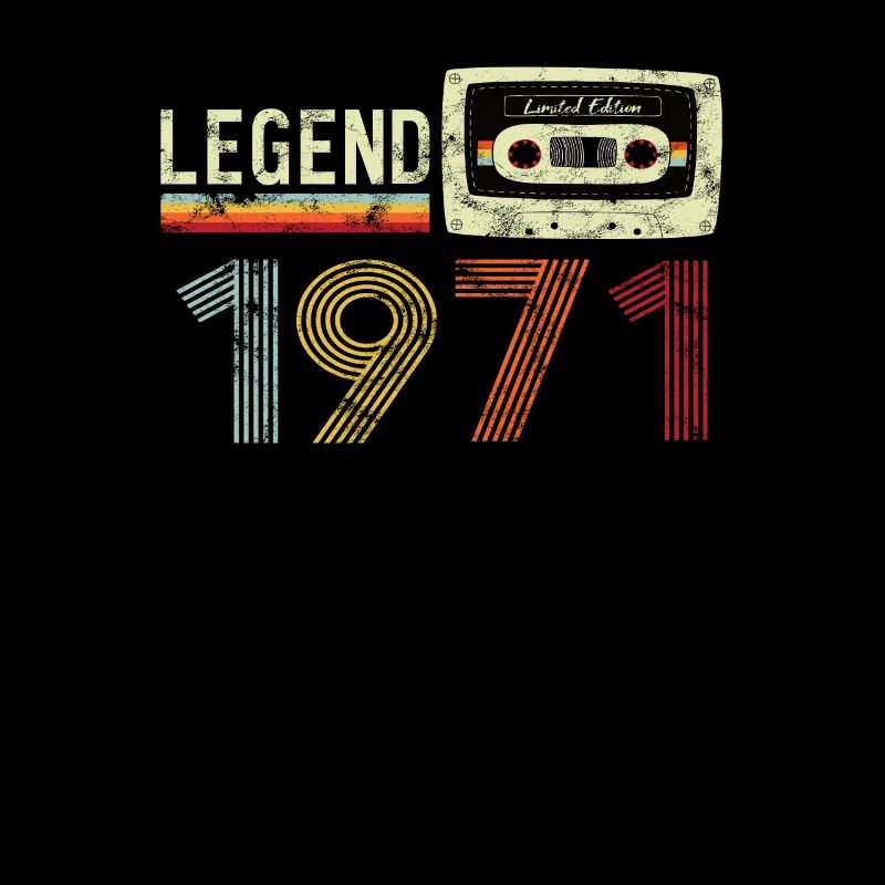 1971 Geburtstag Vintage Cassette