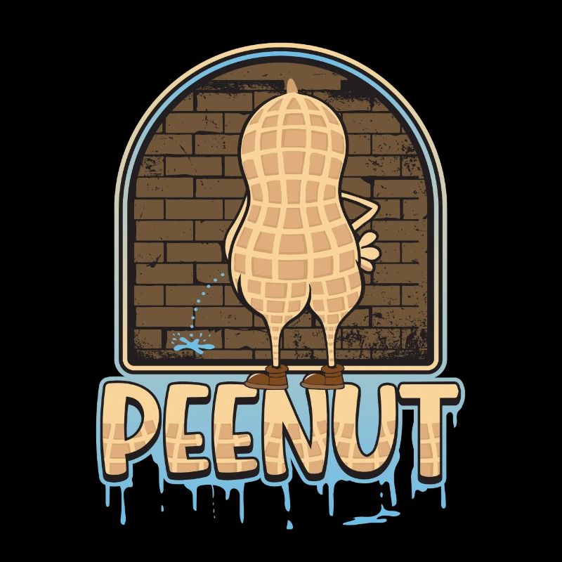 Peenut, funny peeing peanut