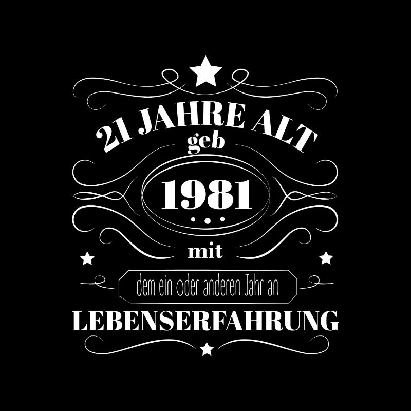 Lustiges Geburtstags Geschenk 1981 geboren Bday