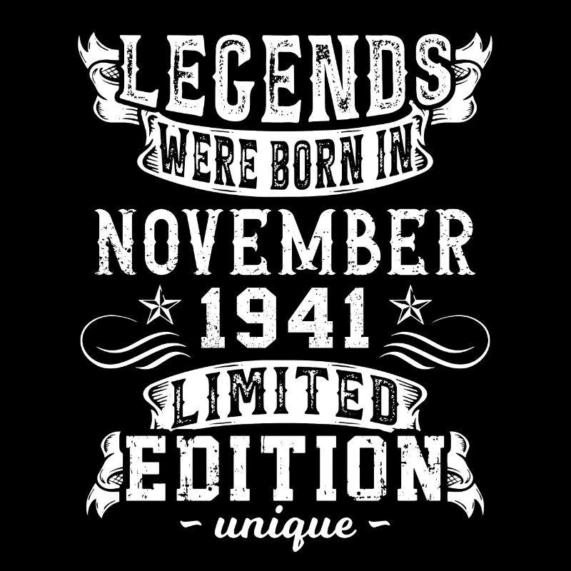 Date de naissance: Novembre 1941 année, Edition limitée
