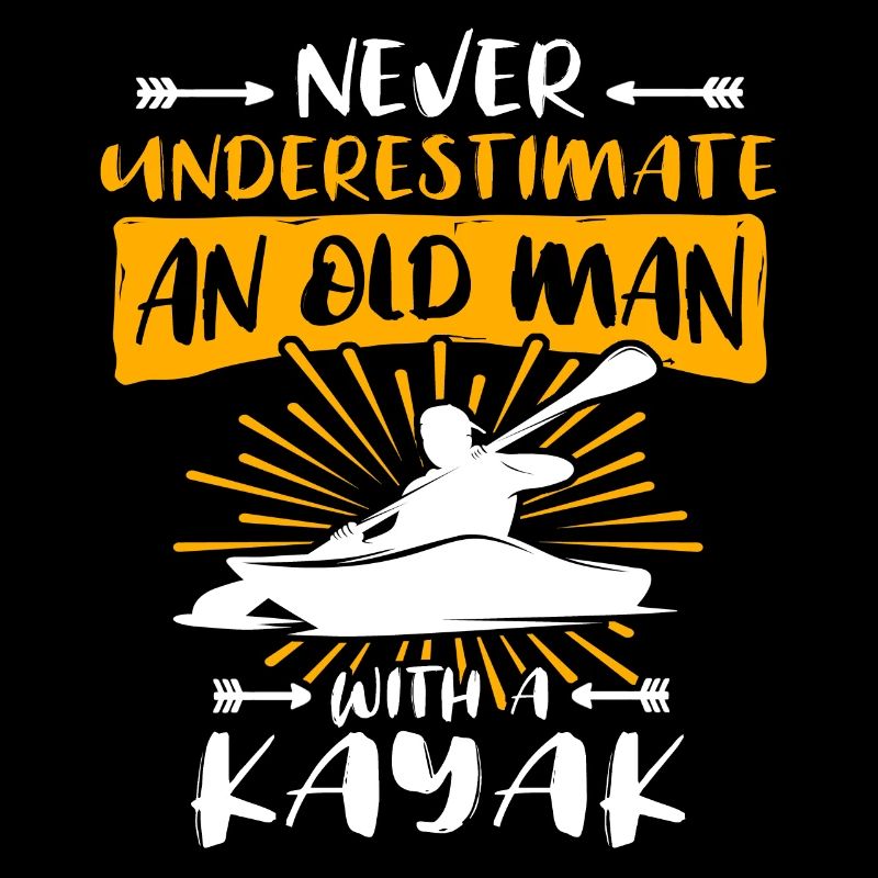 Underestimate kayaker man