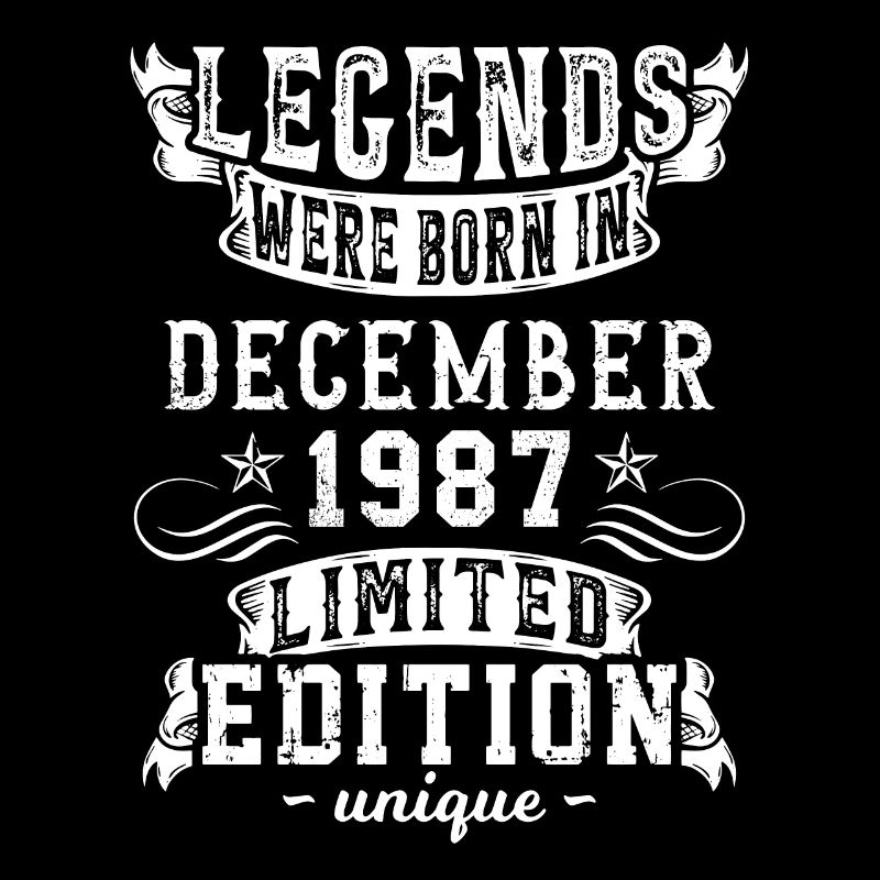 Anniversaire Décembre 1987 année Edition Limitée