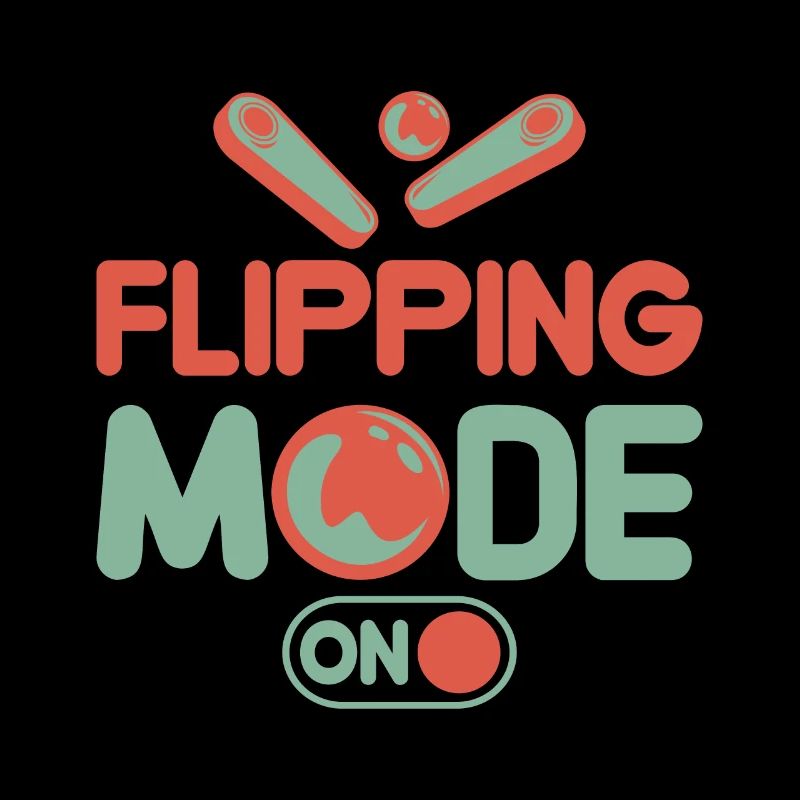 Flipping Mode On Pinball Player Gift Idea
