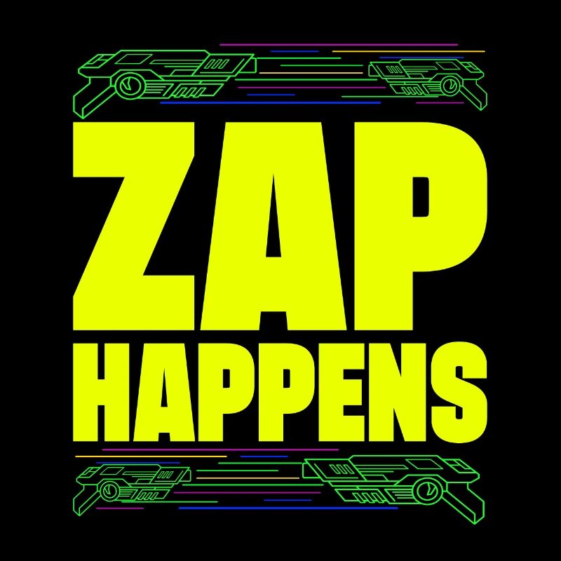 Zap Happens Laser Tag Player Funny Gift Idea
