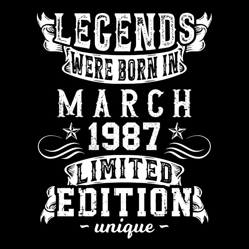 Anniversaire Mars 1987 Année Edition Limitée