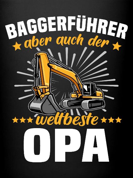 Opa Baggerfahrer