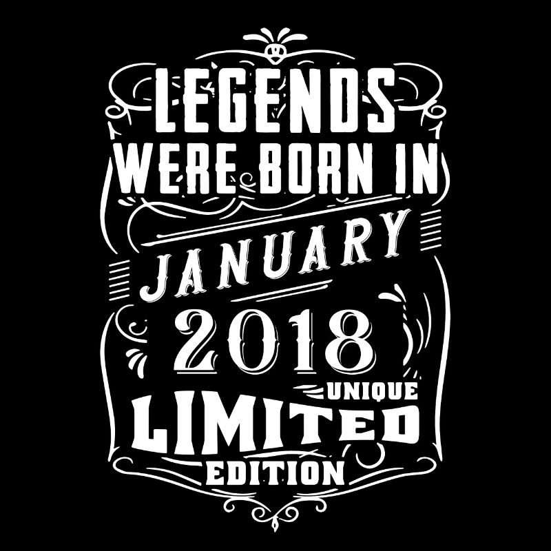 Anniversaire Janvier 2018 Année Edition Limitée