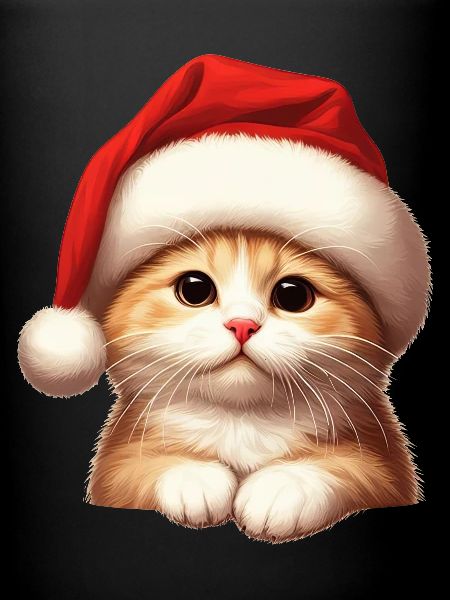 Chat Père Noël