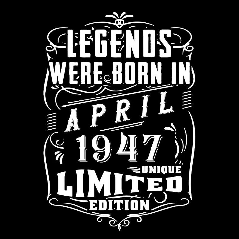 Anniversaire Avril 1947 Année Edition Limitée