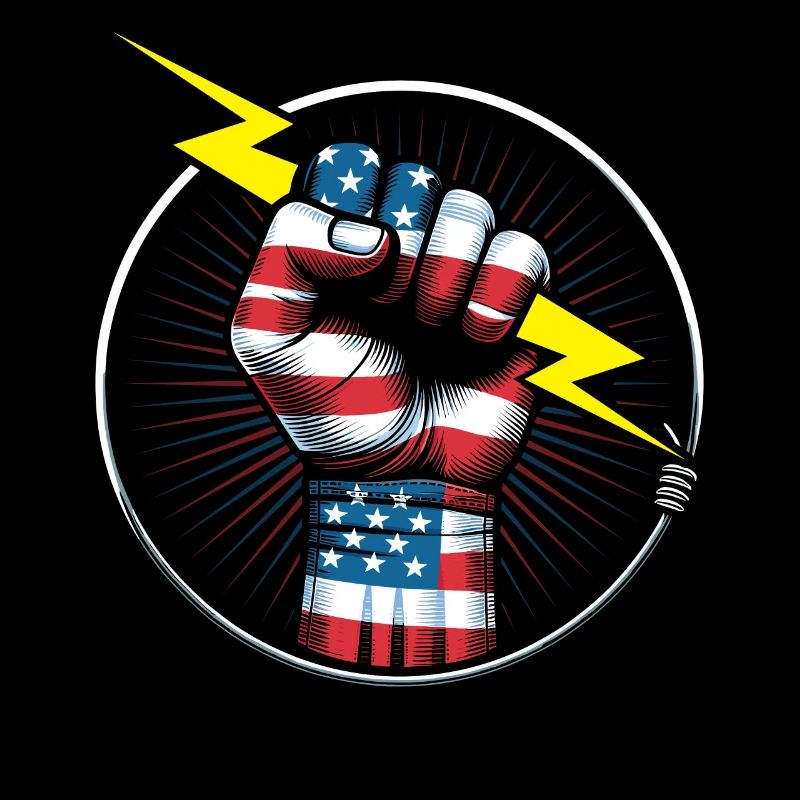 Elektriker USA Flag Lineman Elektrizitätsarbeiter