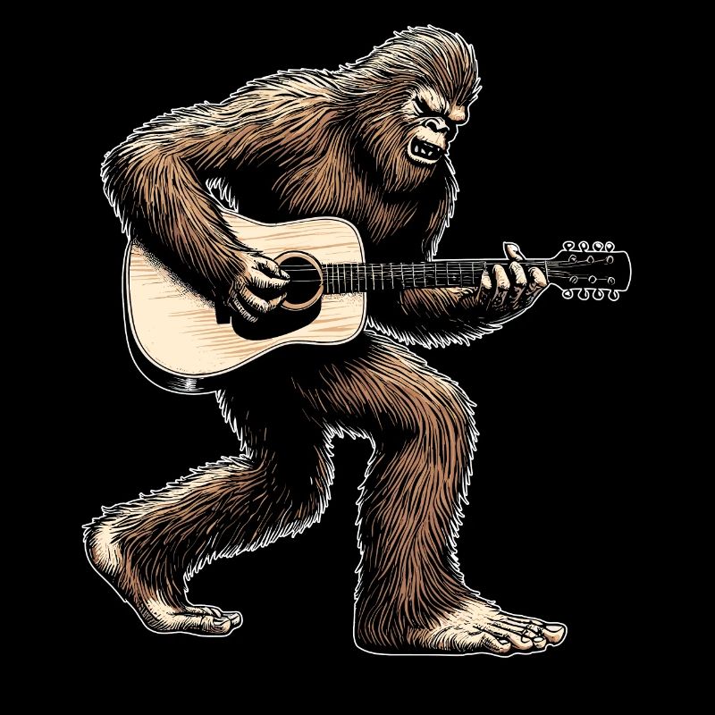 Bigfoot Guiter klassischer Gitarrist