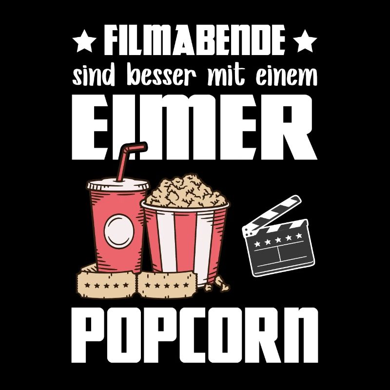 Lustig Popcorn - Filmabende Besser Eimer Popcorn