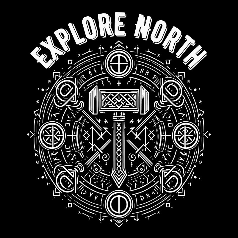 Viking Explore North Norse Rune Thor
