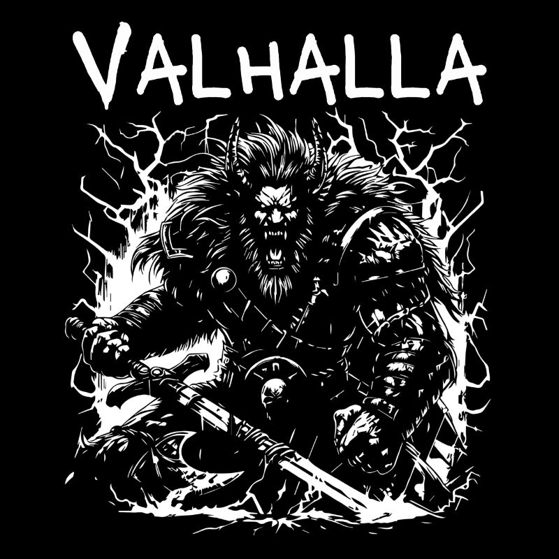 Valhalla Viking Norse Warrior Berserker