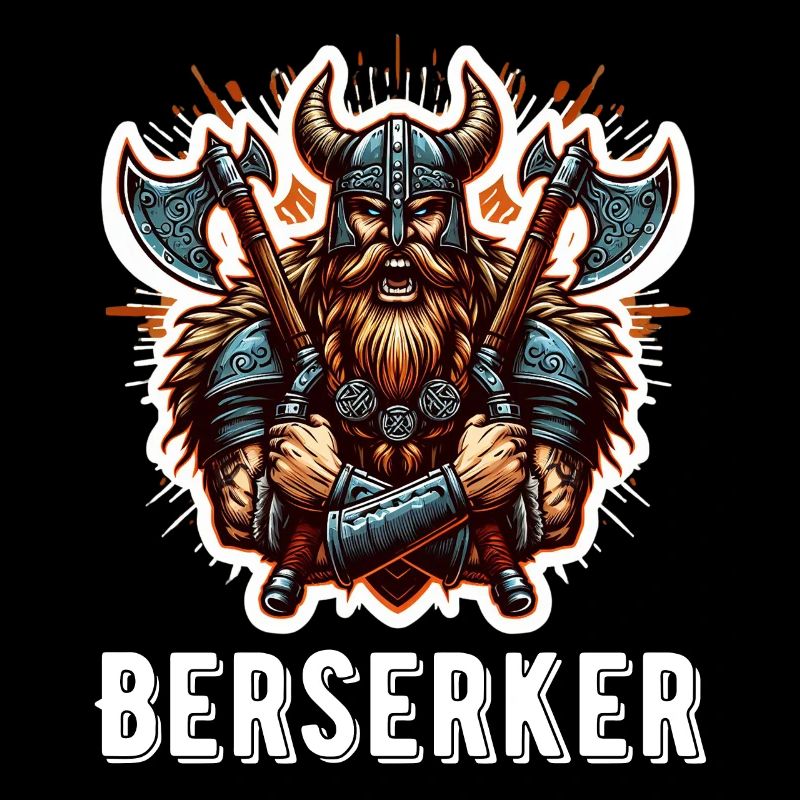 Berserker Nordmann Wikinger Krieger Walhalla
