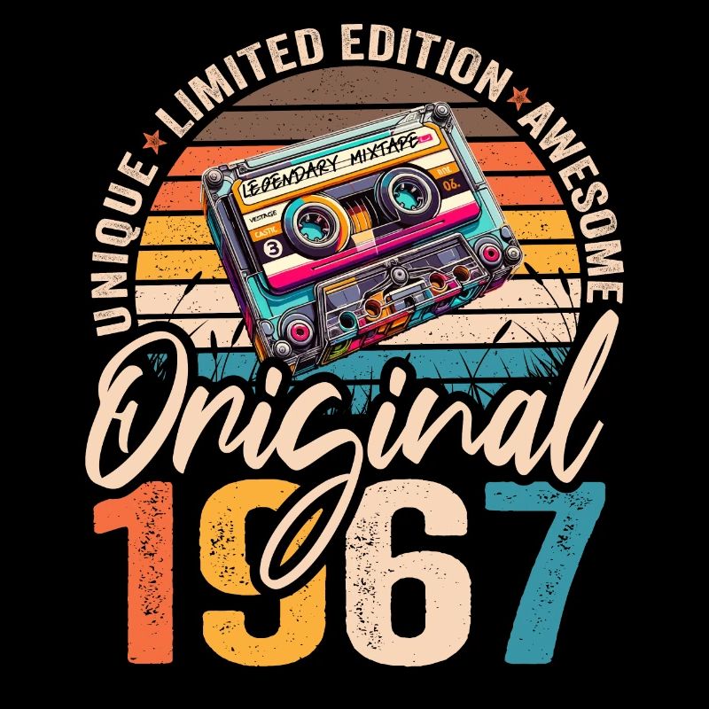 Vintage 1967 57e anniversaire Cassette 1967