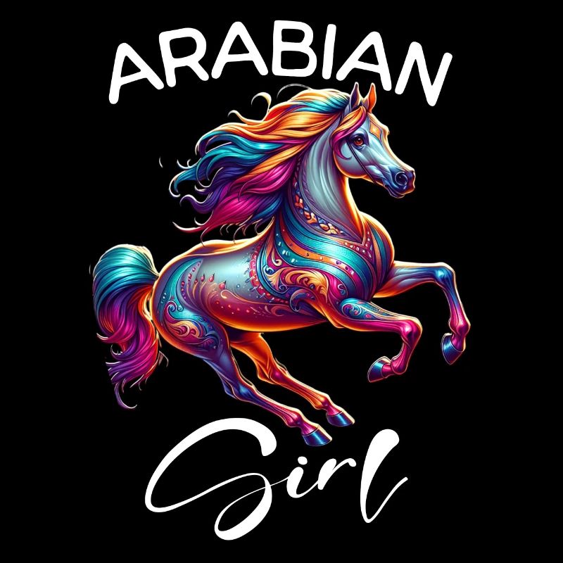 Cadeau de cheval arabe