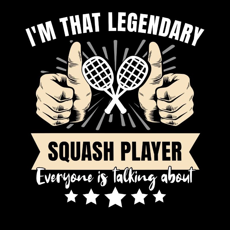 Legendary squash player