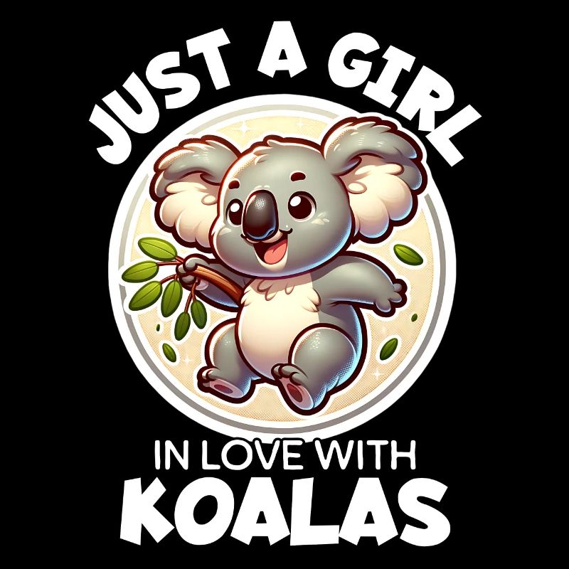 Mädchen Liebt Koala