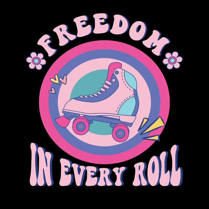 Rollerskater Party Freedom In Every Roll Gift Idea