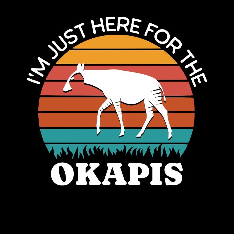 Dicton de la girafe de la forêt d’okapis