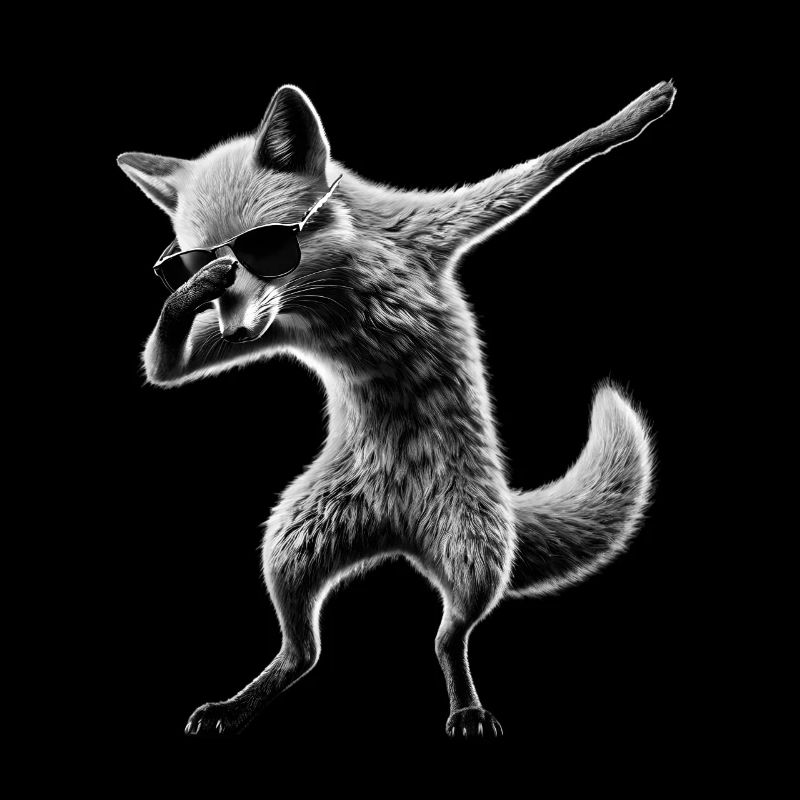 Lustiger Dabbing Fuchs Dance Tierliebhaber Dab