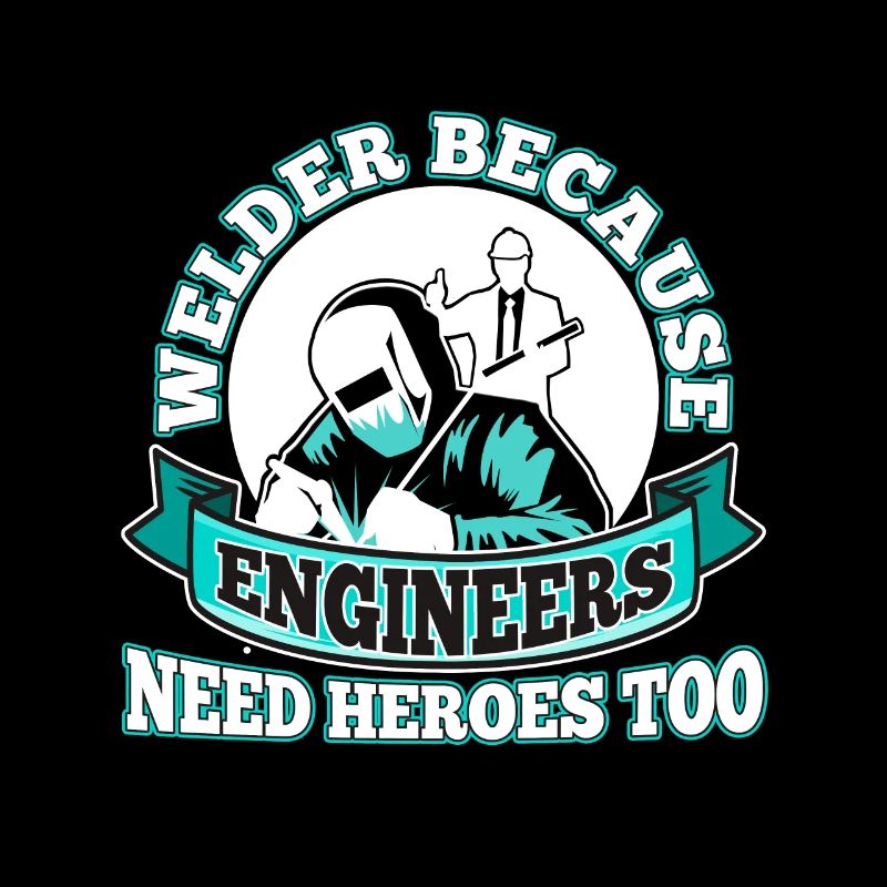 Welder Because Engineers Need Heroes Too