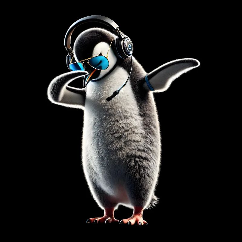Funny Dabbing Penguin Dancing Animal Lover Dab