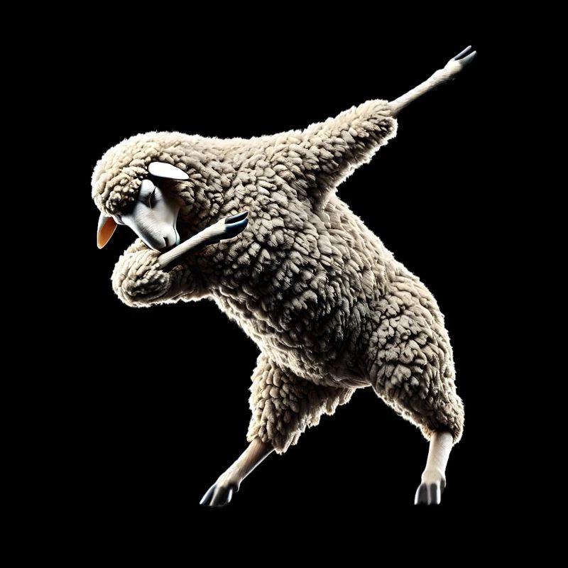 Funny Dabbing Sheep Dancing Animal Lover Dab