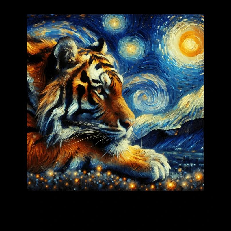 Sumatra Tiger Starry Night