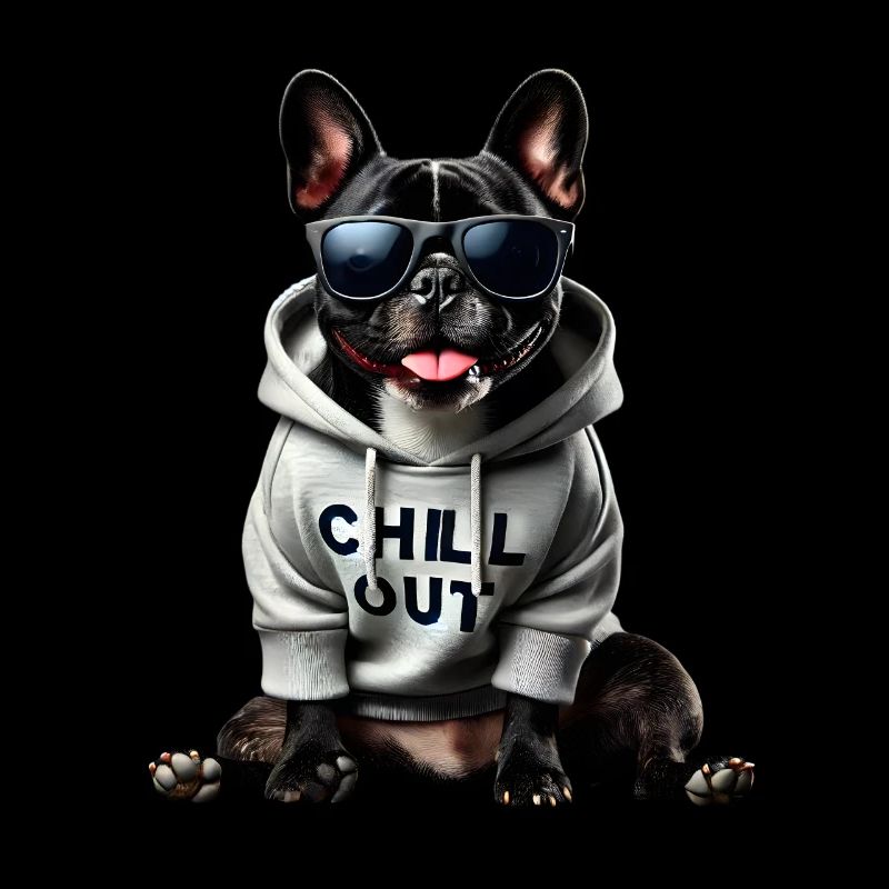 Drôle de bouledogue français Chill Out Chill Out